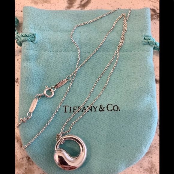 Tiffany & Co Elsa Peretti Eternal Circle Necklace - Picture 3 of 4